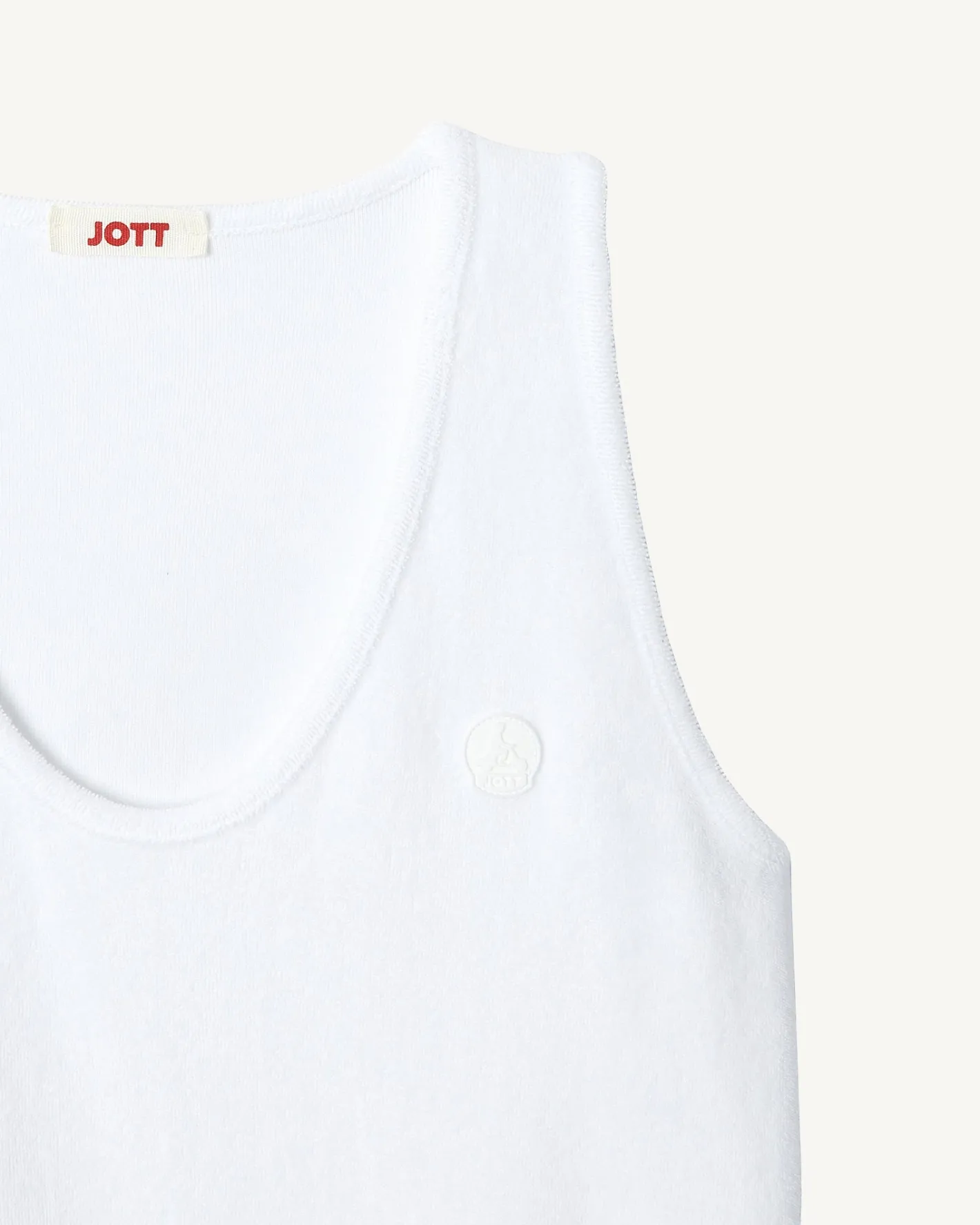 Kleding-JOTT Robe Longue Ceinturee Eponge Blanc Ibiza 901 Blanc