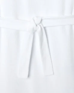 Kleding-JOTT Robe Longue Ceinturee Eponge Blanc Ibiza 901 Blanc