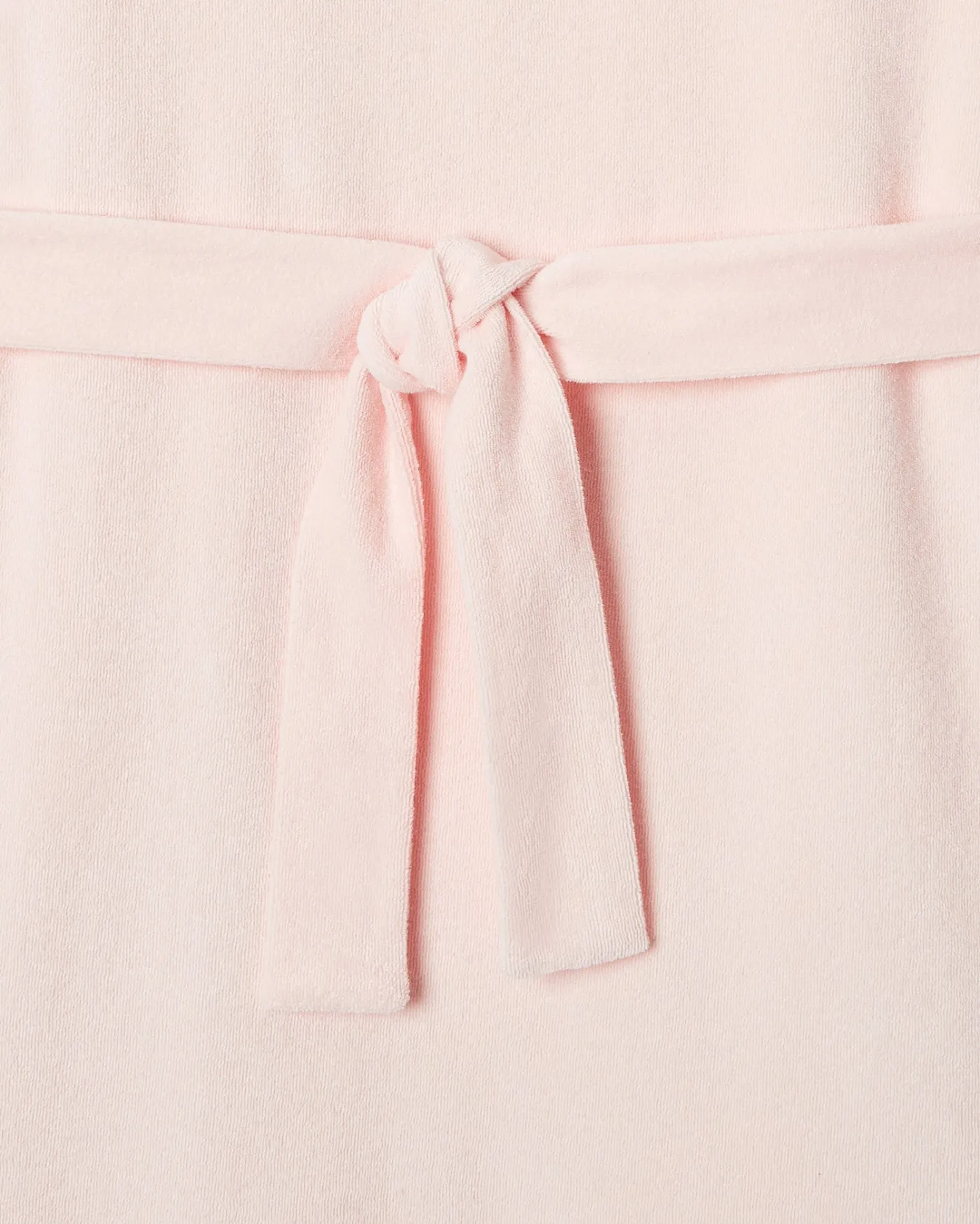 Kleding-JOTT Robe Longue Ceinturee Eponge Rose Clair Ibiza 463 Soft Pink