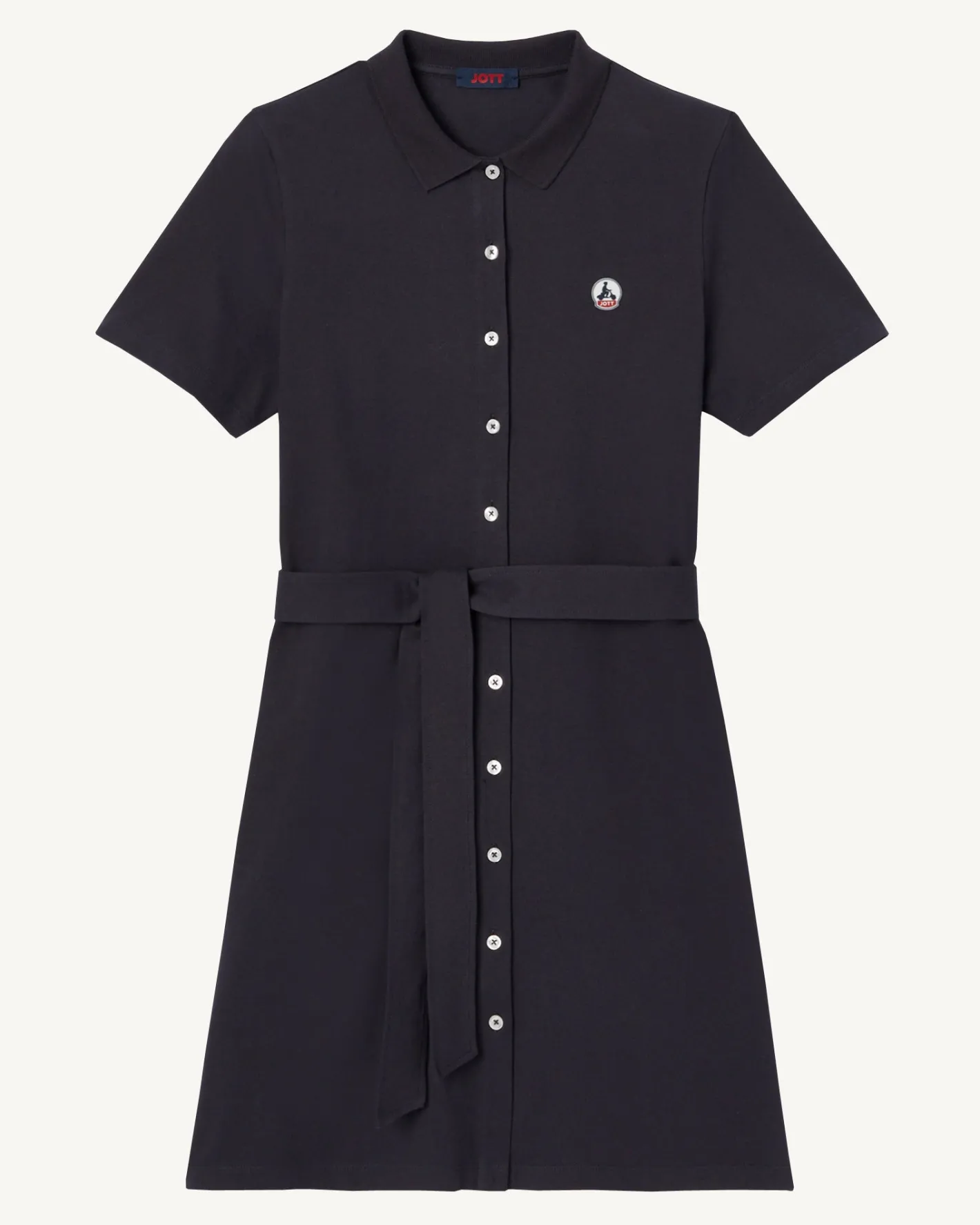 Kleding-JOTT Robe Polo Femme En Coton Biologique Marine Valencia 104 Navy
