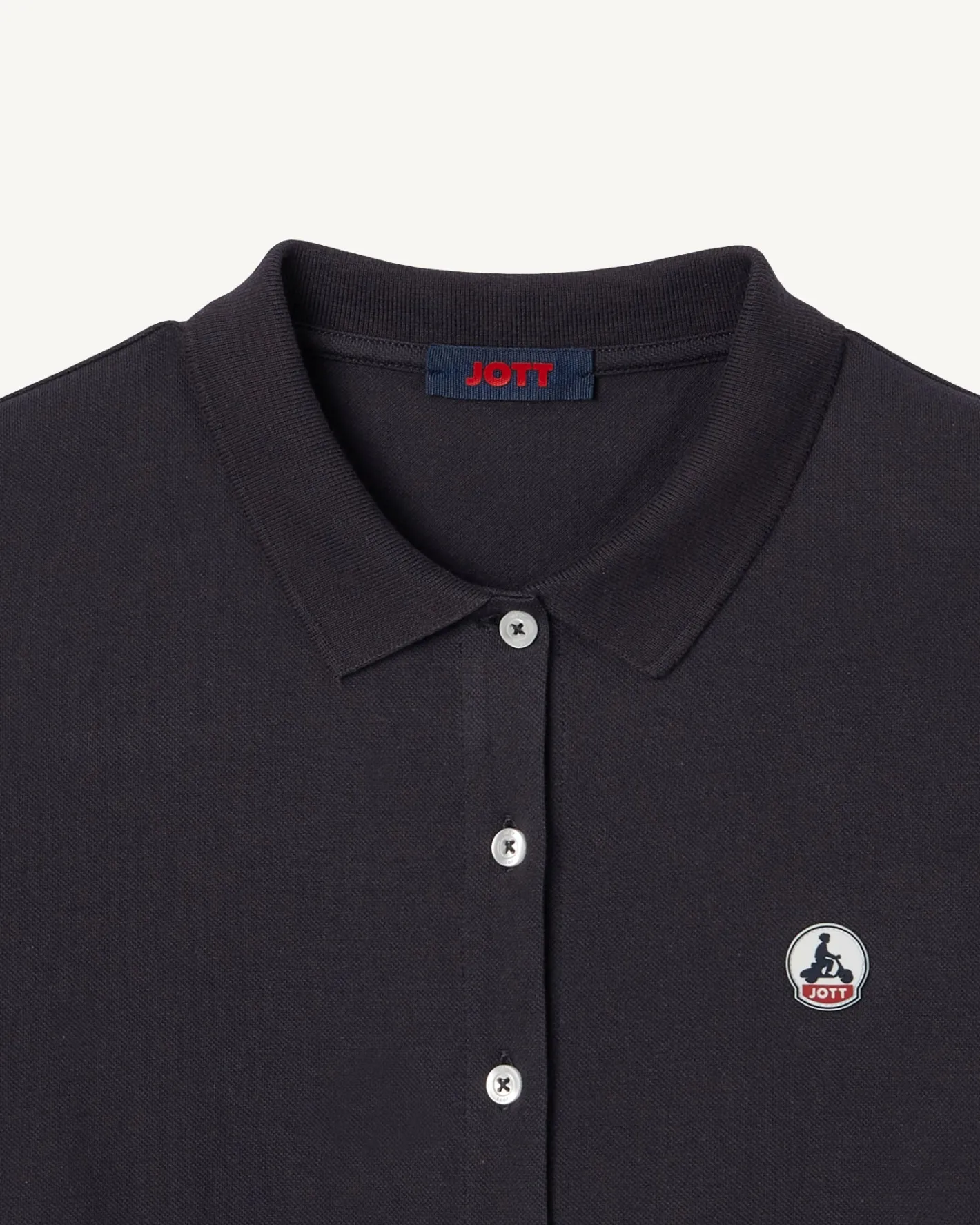 Kleding-JOTT Robe Polo Femme En Coton Biologique Marine Valencia 104 Navy