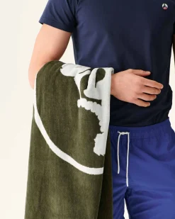 Accessoires-JOTT Serviette De Plage En Eponge Army Beach 255 Army