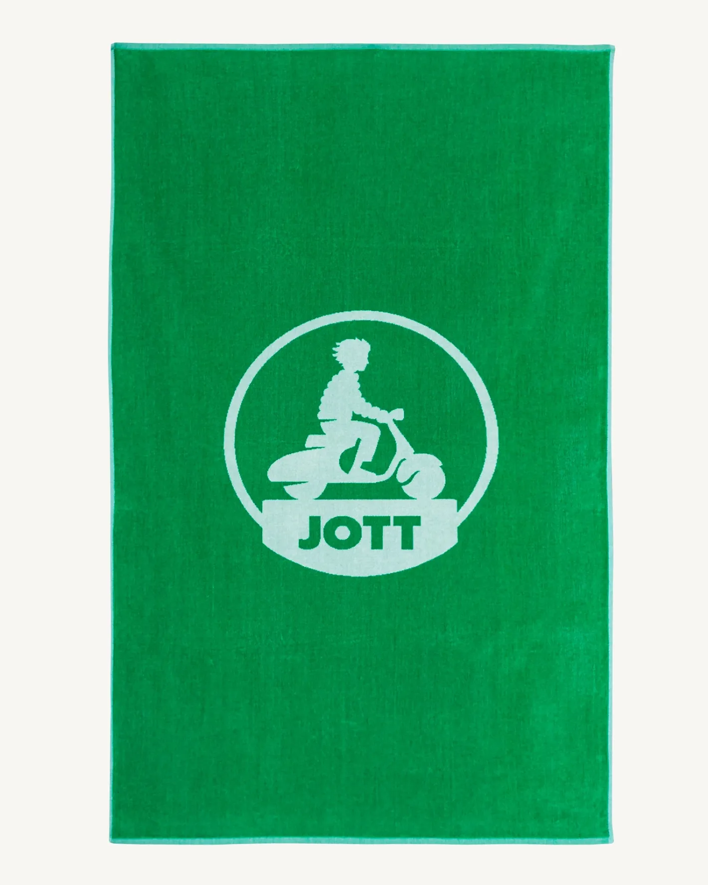 Accessoires-JOTT Serviette De Plage En Eponge Vert Beach 243 Poppy Green