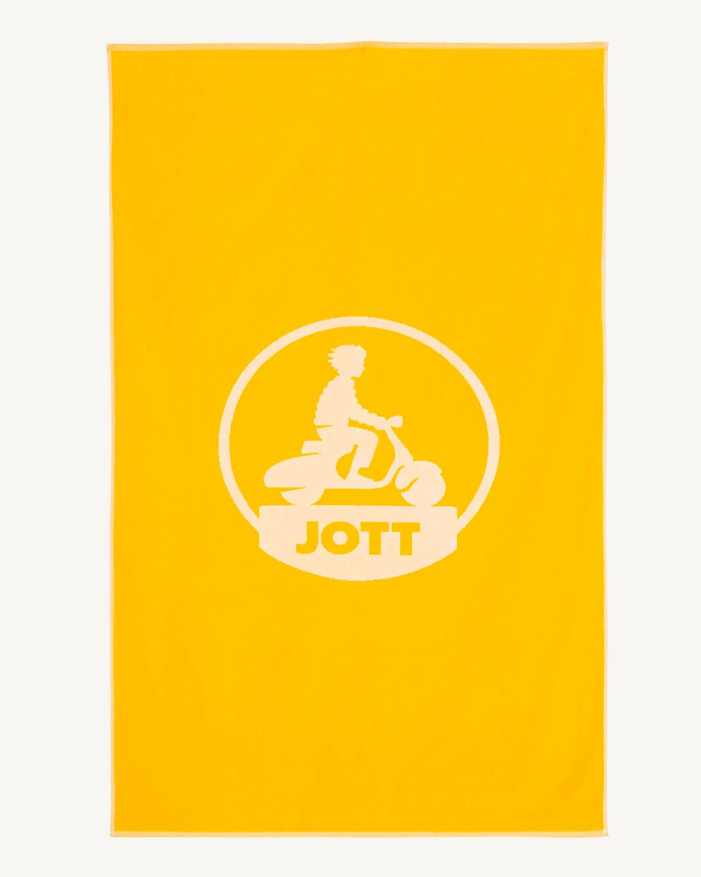 Accessoires-JOTT Serviette De Plage En Eponge Citron Beach 631 Lemon