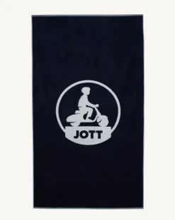 Accessoires-JOTT Serviette De Plage En Eponge Marine Beach 104 Navy