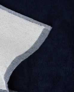 Accessoires-JOTT Serviette De Plage En Eponge Marine Beach 104 Navy