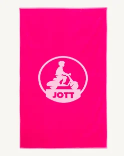 Accessoires-JOTT Serviette De Plage En Eponge Rose Intense Beach 457 Wild Rose