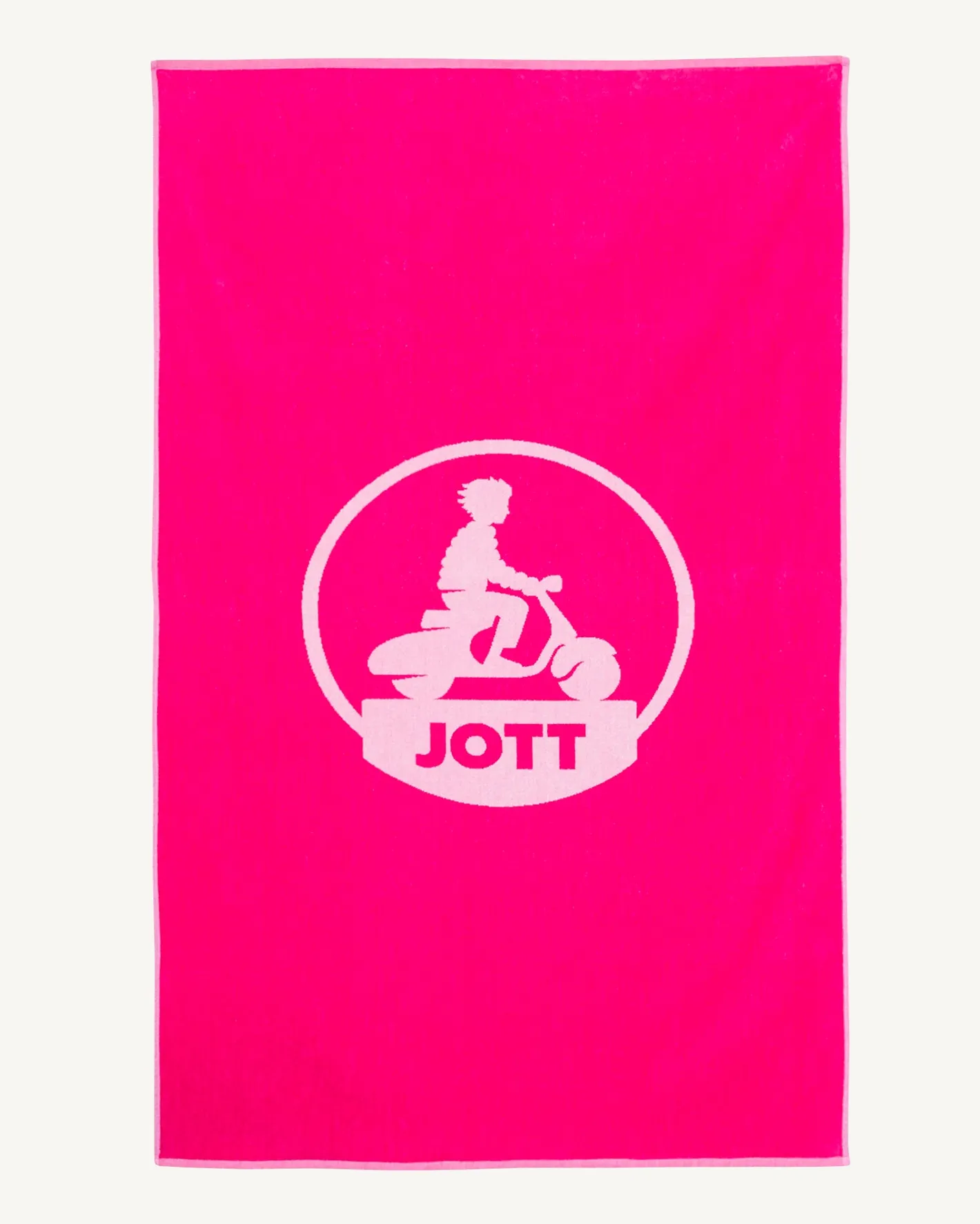 Accessoires-JOTT Serviette De Plage En Eponge Rose Intense Beach 457 Wild Rose