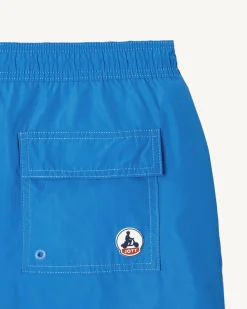 Kleding-JOTT Short De Bain Azur/Funday Blanc Biarritz 1833 Azure/Funday White