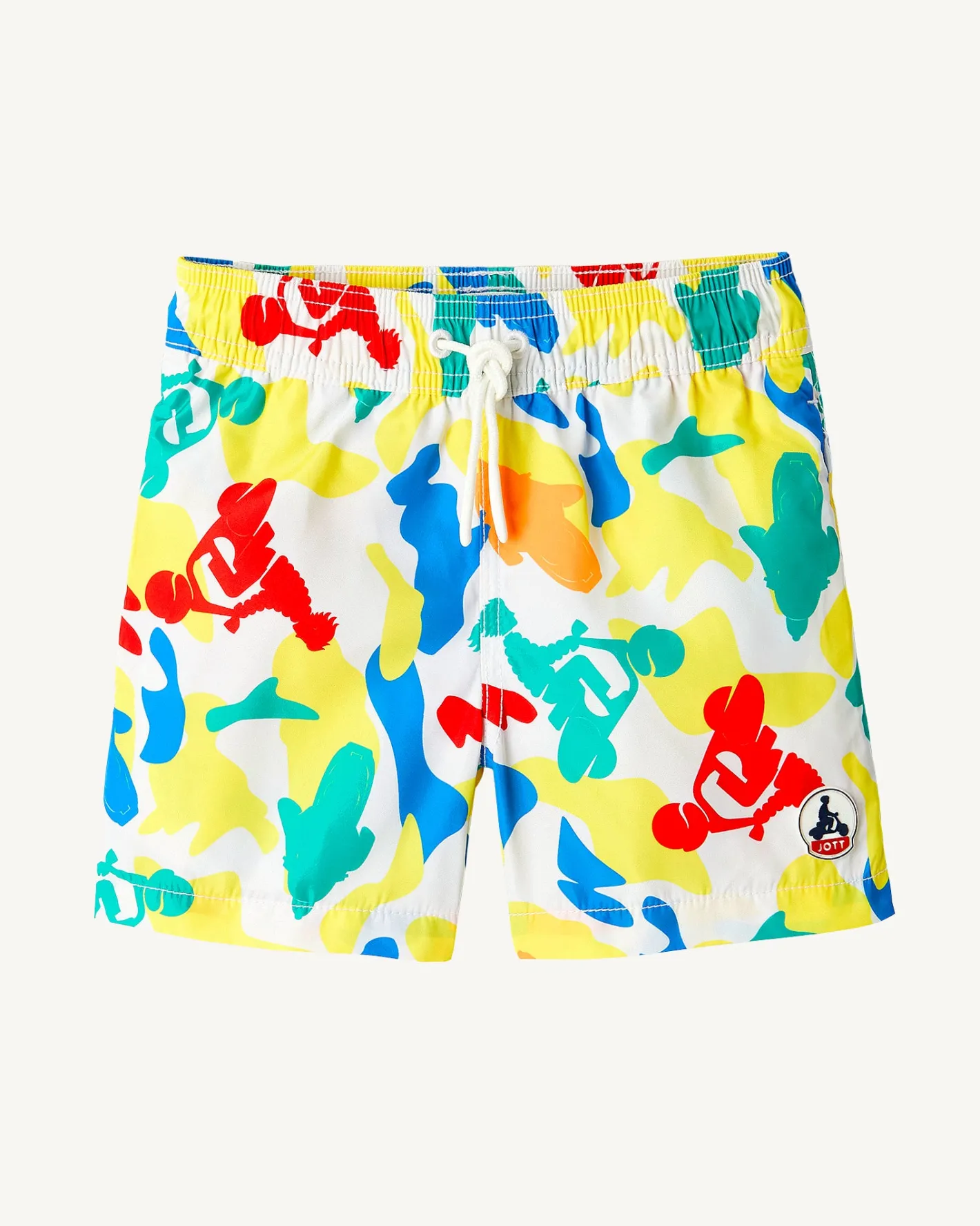 Kleding-JOTT Short De Bain Camo Multico Enfant Cassis 9021 Camo Multico