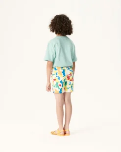 Kleding-JOTT Short De Bain Camo Multico Enfant Cassis 9021 Camo Multico
