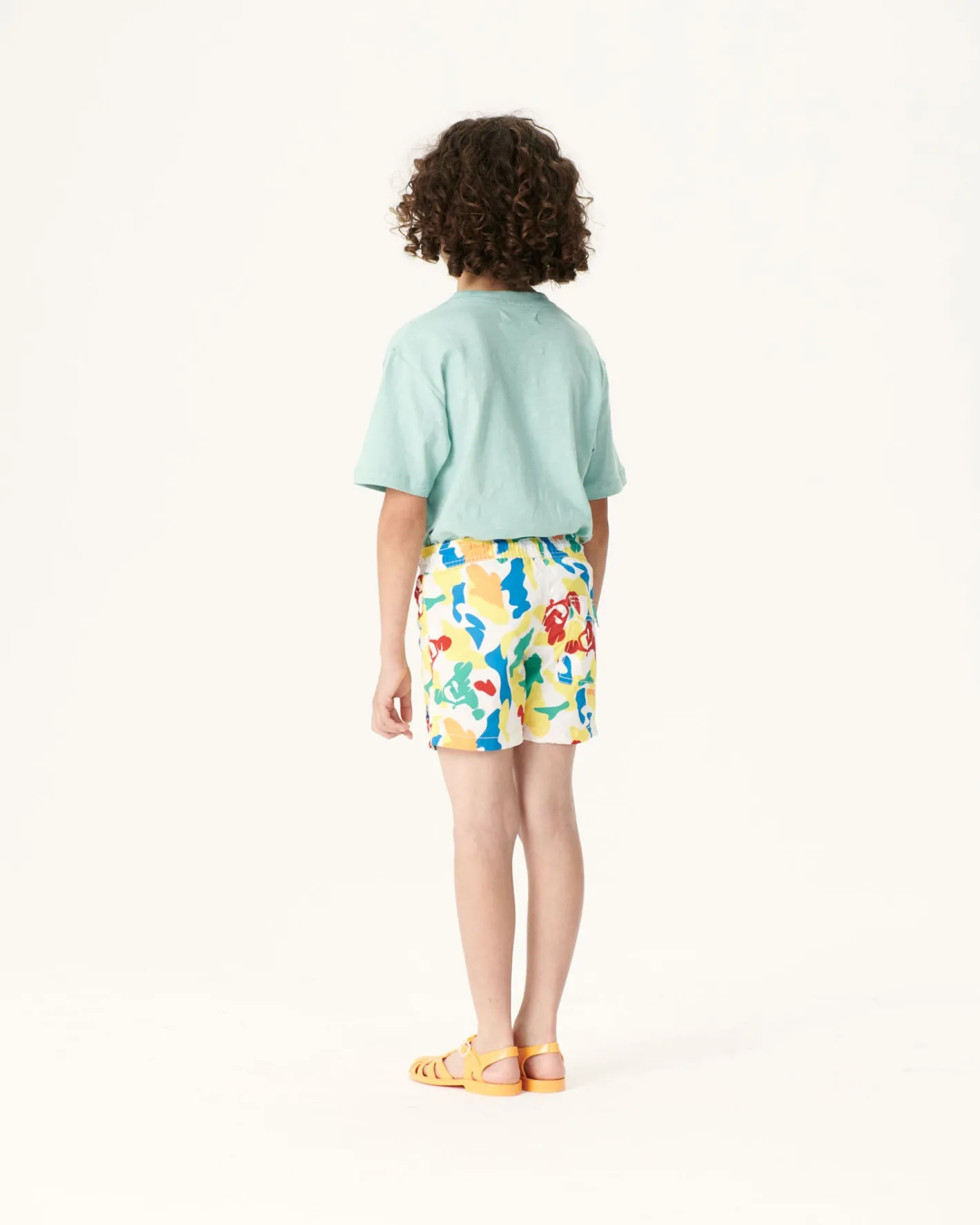 Kleding-JOTT Short De Bain Camo Multico Enfant Cassis 9021 Camo Multico