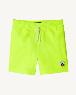 Kleding-JOTT Short De Bain Jaune Fluo Enfant Cassis 615 Fluo Yellow
