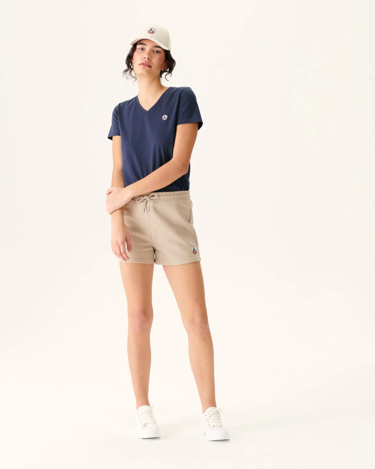 Kleding-JOTT Short En Coton Biologique Beige Barcelona 804 Beige