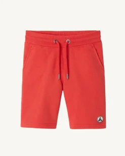 Kleding-JOTT Short Enfant En Coton Biologique Rouge Vif Pereira 318 Fire Red