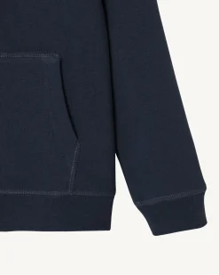 Kleding-JOTT Sweat A Capuche Enfant En Coton Biologique Marine Tijuana 104 Navy