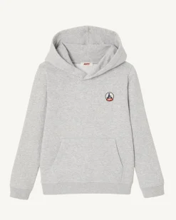 Kleding-JOTT Sweat A Capuche Enfant En Coton Biologique Gris Chine Bilbao 514 Gris Chine