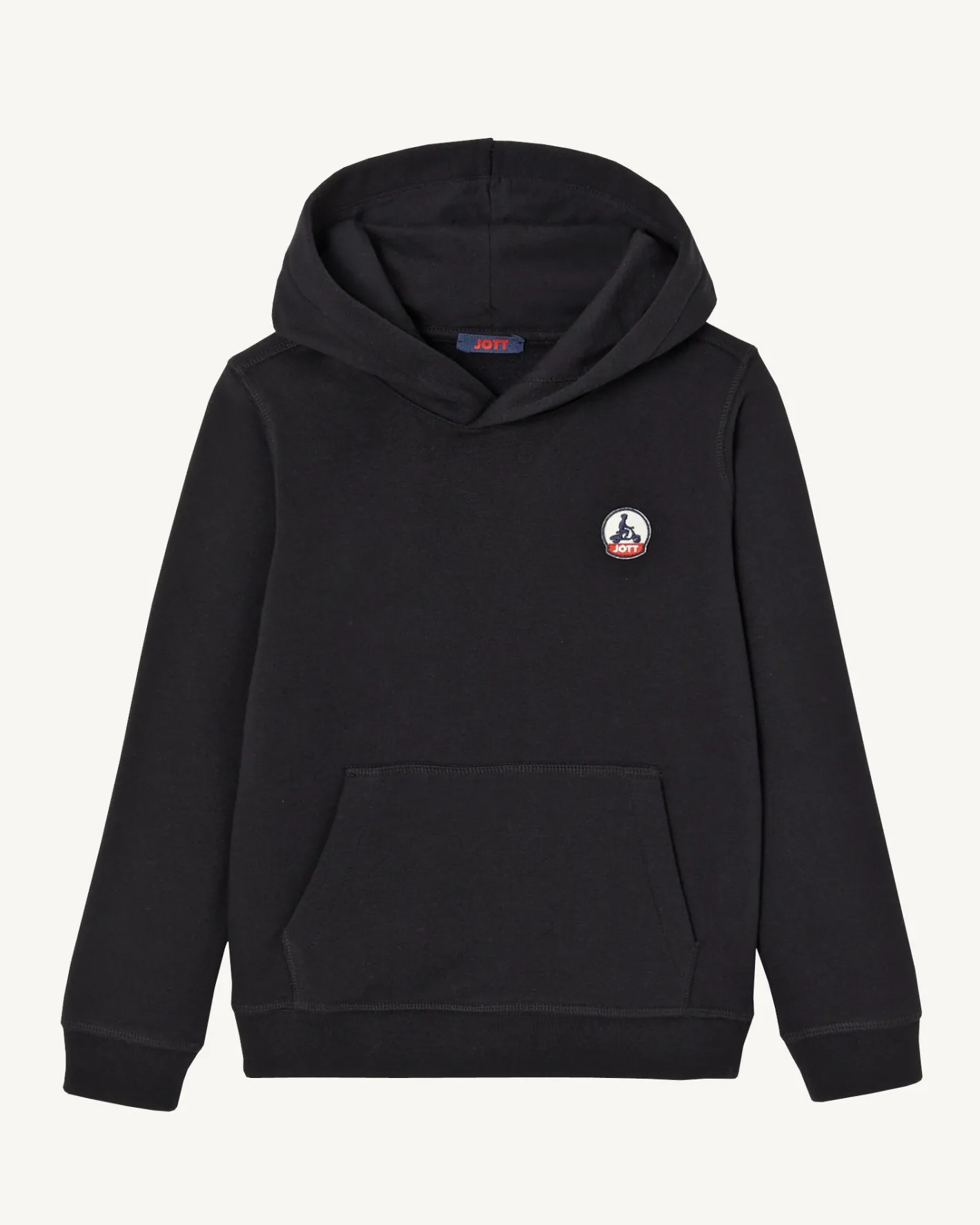 Kleding-JOTT Sweat A Capuche Enfant En Coton Biologique Noir Bilbao 999 Black