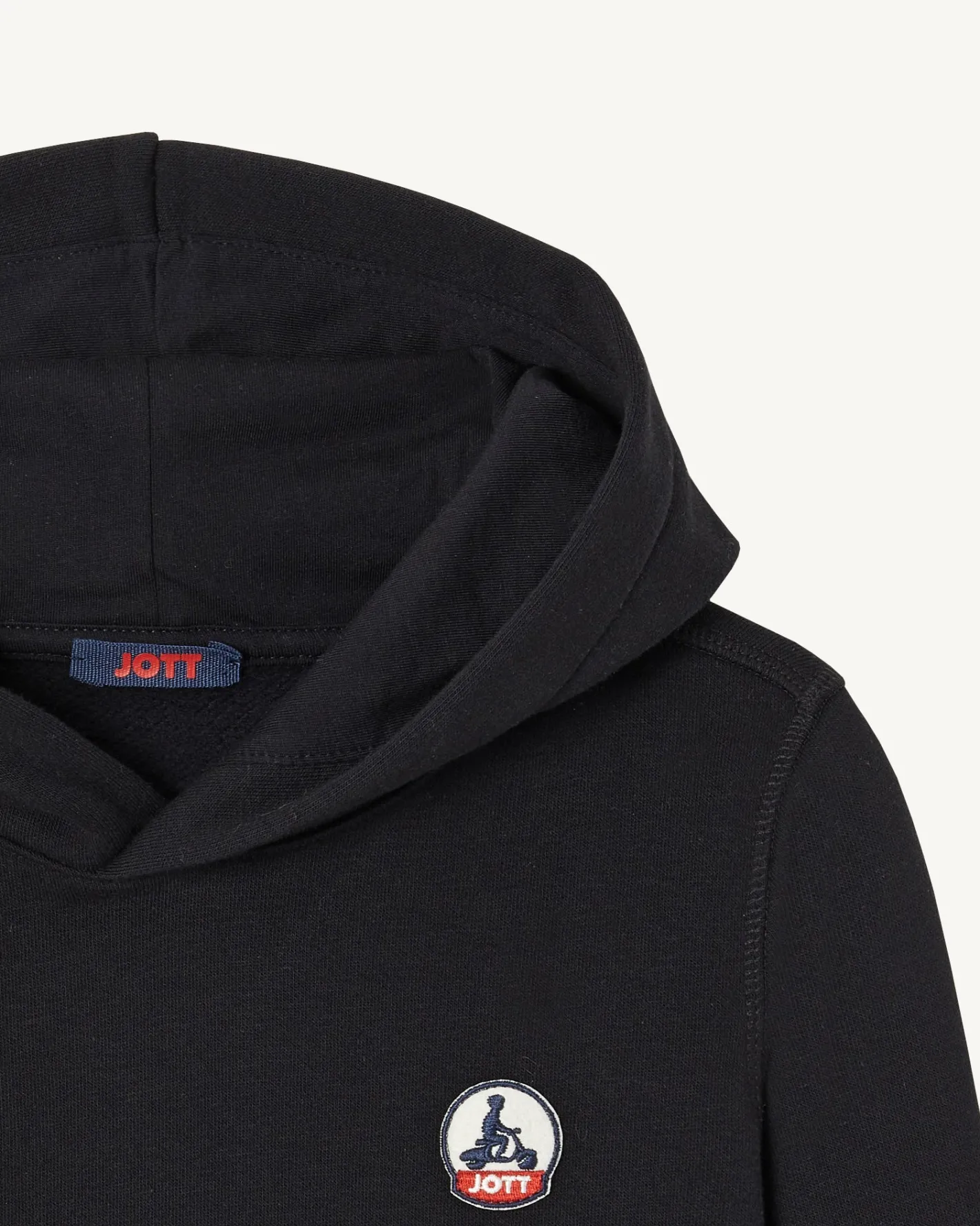 Kleding-JOTT Sweat A Capuche Enfant En Coton Biologique Noir Bilbao 999 Black