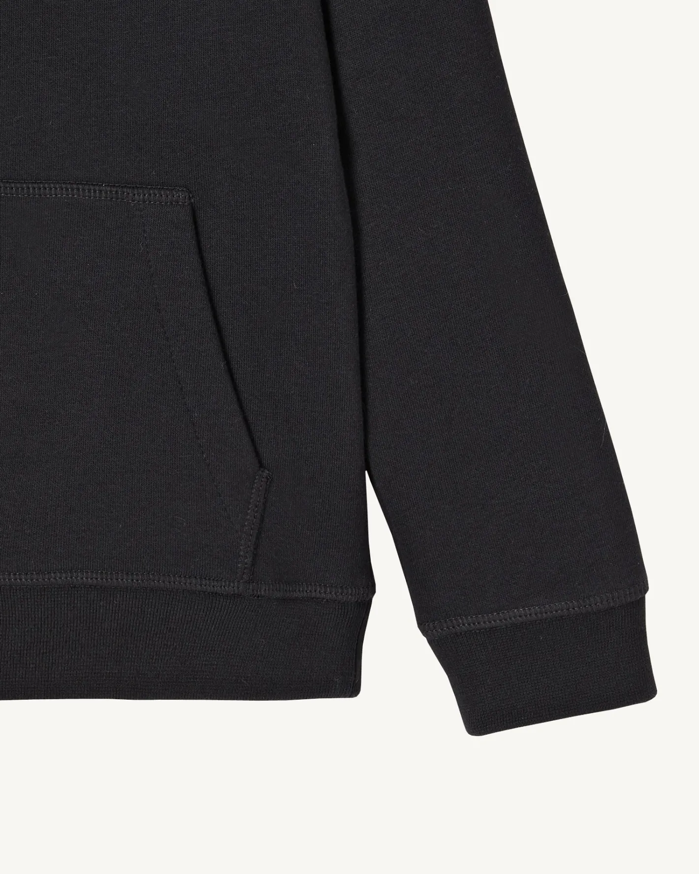 Kleding-JOTT Sweat A Capuche Enfant En Coton Biologique Noir Bilbao 999 Black