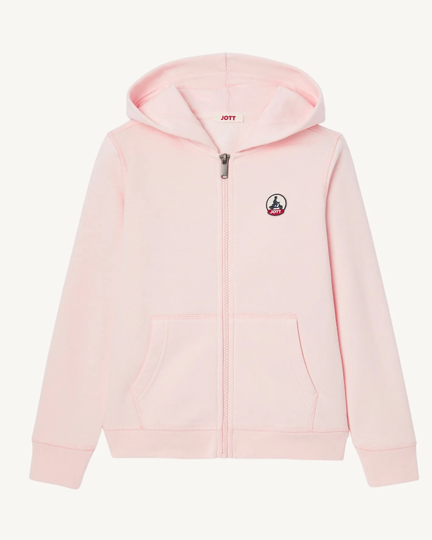 Kleding-JOTT Sweat A Capuche Enfant En Coton Biologique Rose Clair Tijuana 463 Soft Pink