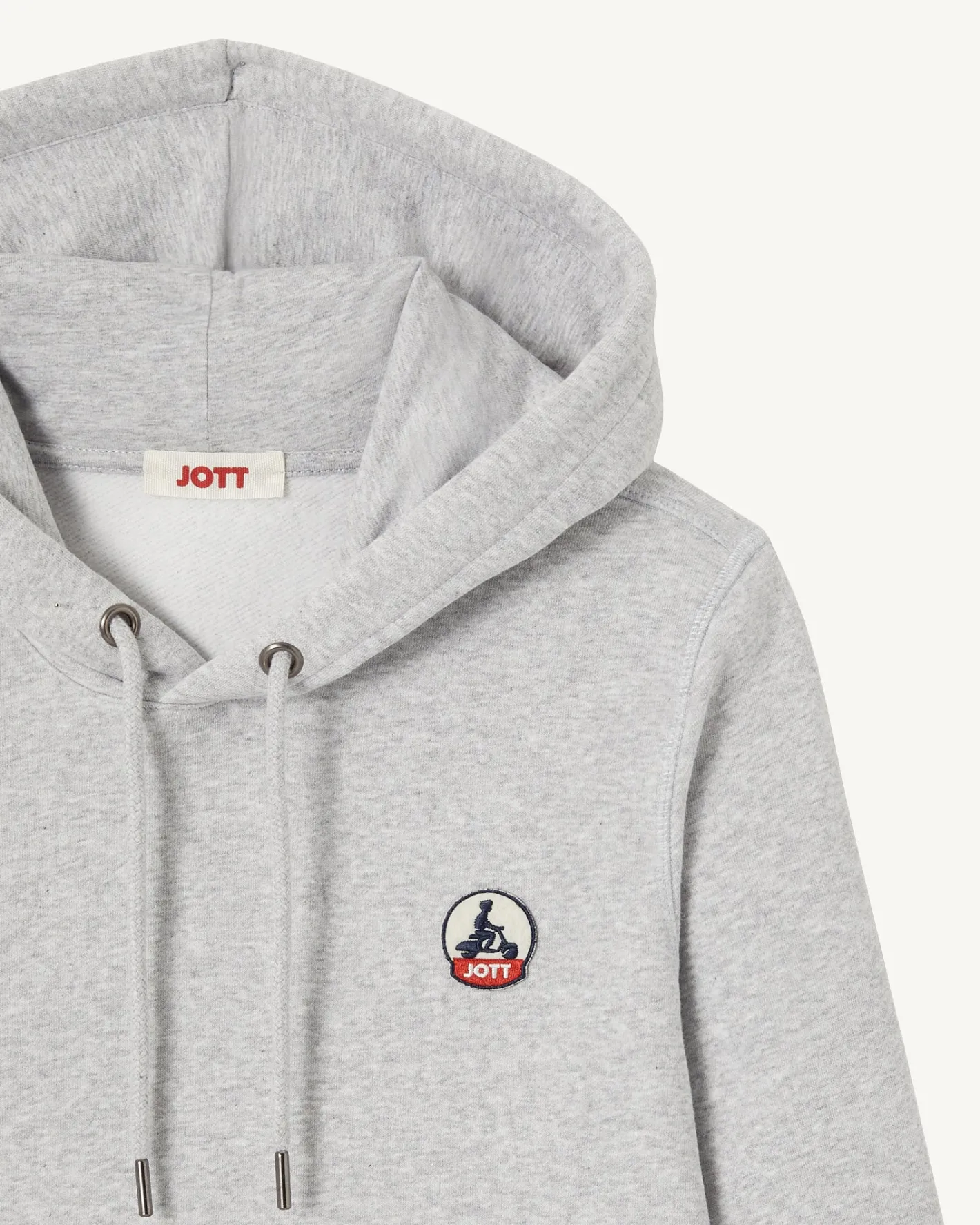 Kleding-JOTT Sweat A Capuche Femme En Coton Biologique Gris Chine Livia 514 Gris Chine