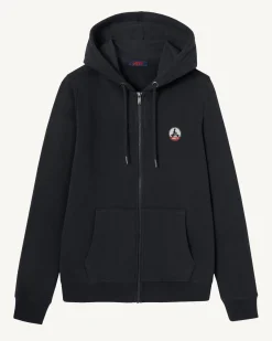 Kleding-JOTT Sweat A Capuche Femme En Coton Biologique Noir Oaxaca 999 Black