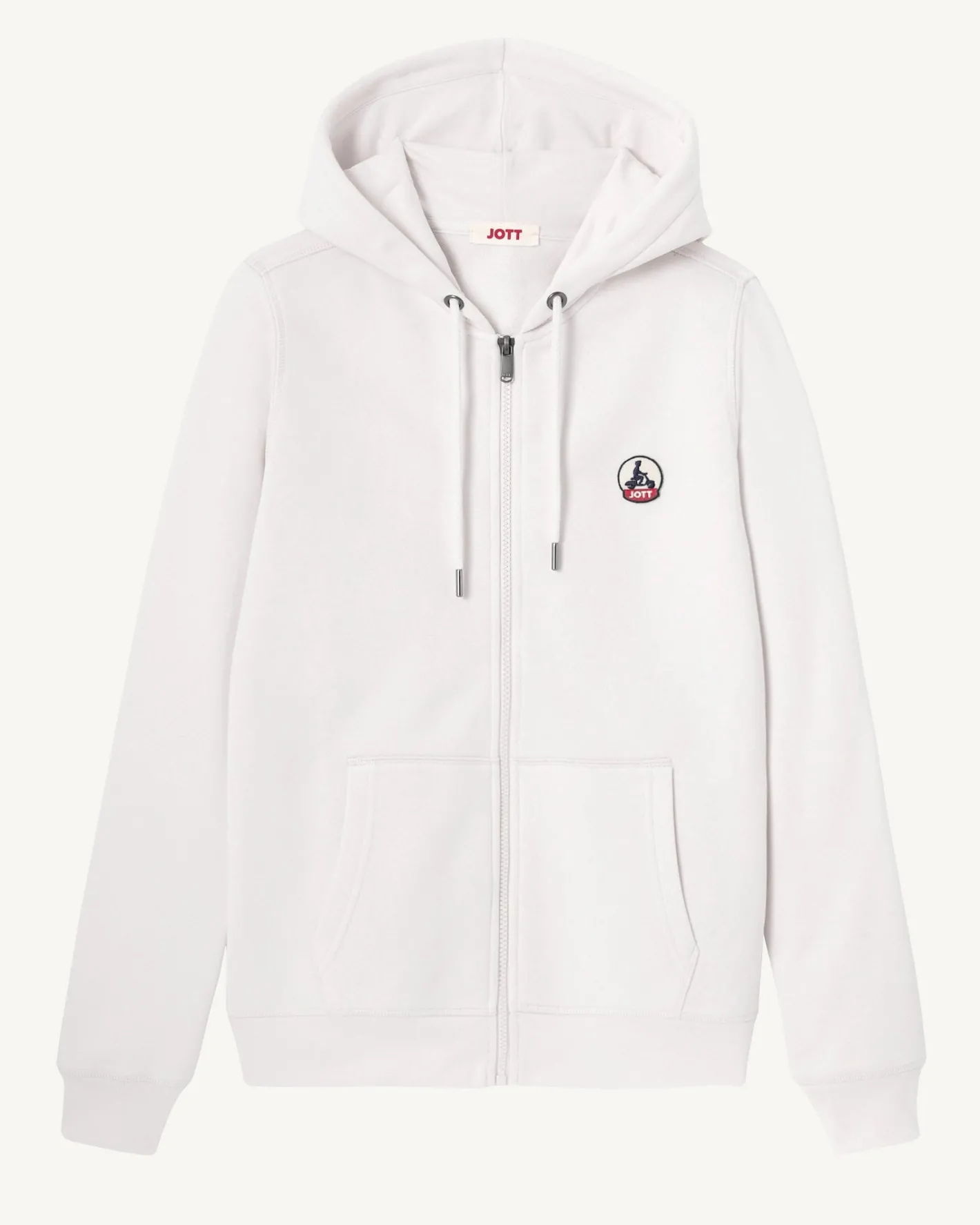 Kleding-JOTT Sweat A Capuche Femme En Coton Biologique Blanc Oaxaca 901 Blanc