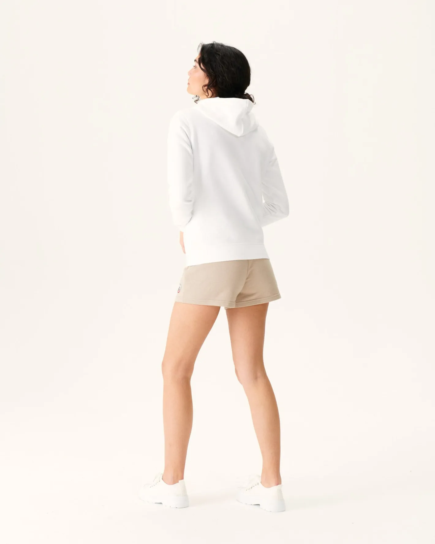 Kleding-JOTT Sweat A Capuche Femme En Coton Biologique Blanc Oaxaca 901 Blanc