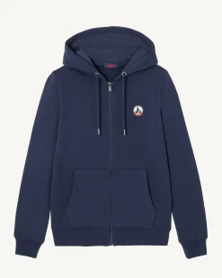 Kleding-JOTT Sweat A Capuche Femme En Coton Biologique Marine Oaxaca 104 Navy