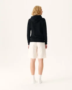 Kleding-JOTT Sweat A Capuche Femme En Coton Biologique Noir Livia 999 Black