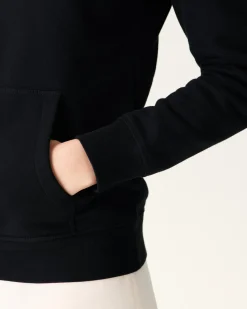 Kleding-JOTT Sweat A Capuche Femme En Coton Biologique Noir Livia 999 Black