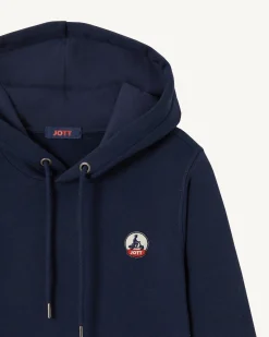 Kleding-JOTT Sweat A Capuche Femme En Coton Biologique Marine Livia 104 Navy