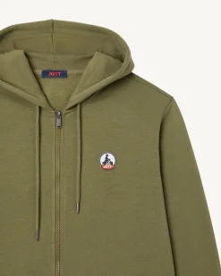 Kleding-JOTT Sweat A Capuche Homme En Coton Biologique Army Mexico 255 Army