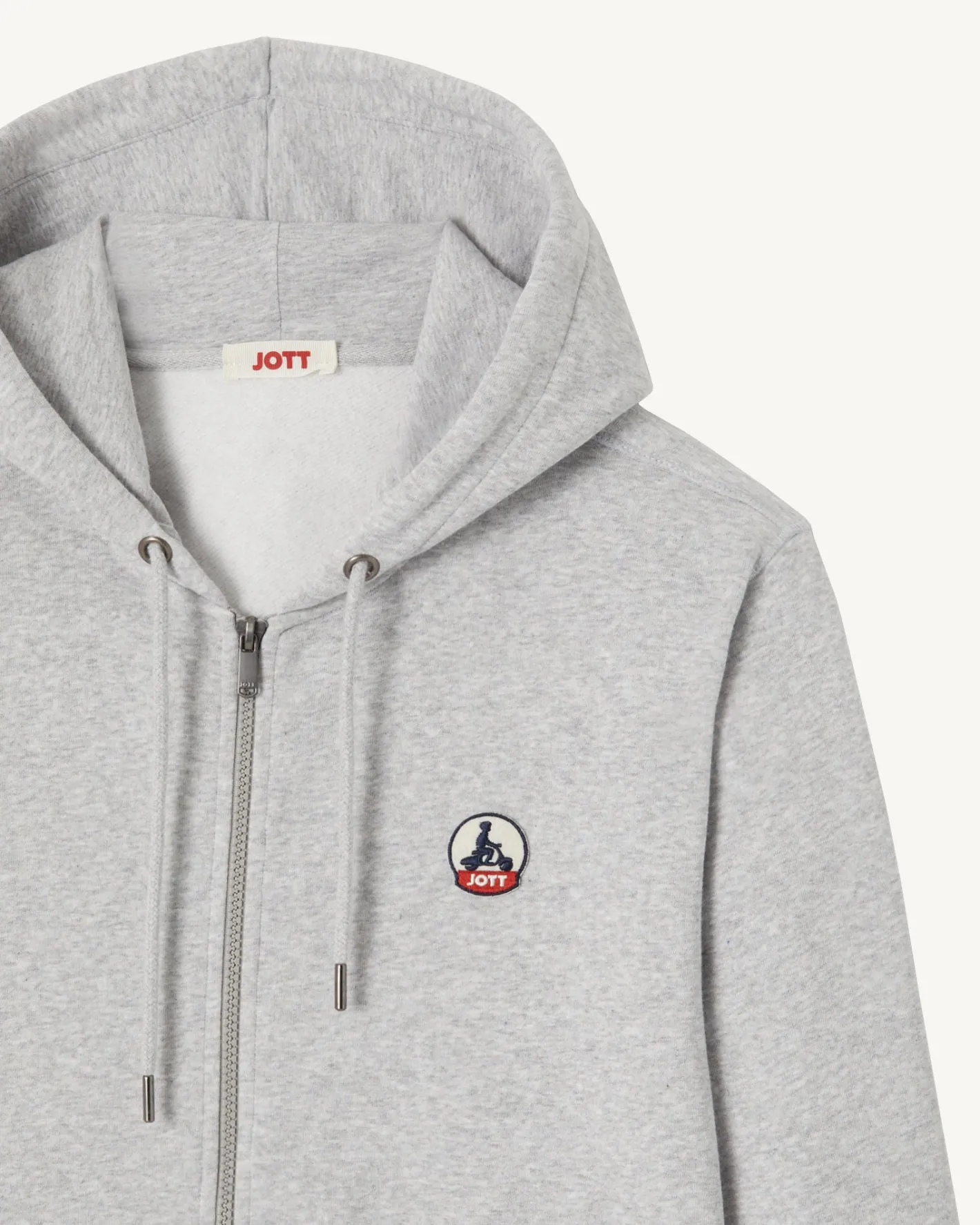 Kleding-JOTT Sweat A Capuche Homme En Coton Biologique Gris Chine Mexico 514 Gris Chine