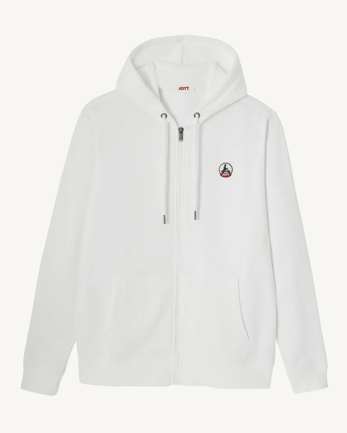 Kleding-JOTT Sweat A Capuche Homme En Coton Biologique Blanc Mexico 901 Blanc
