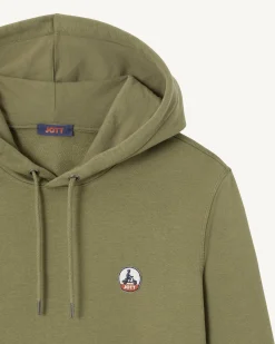Kleding-JOTT Sweat A Capuche Homme En Coton Biologique Army Mataro 255 Army