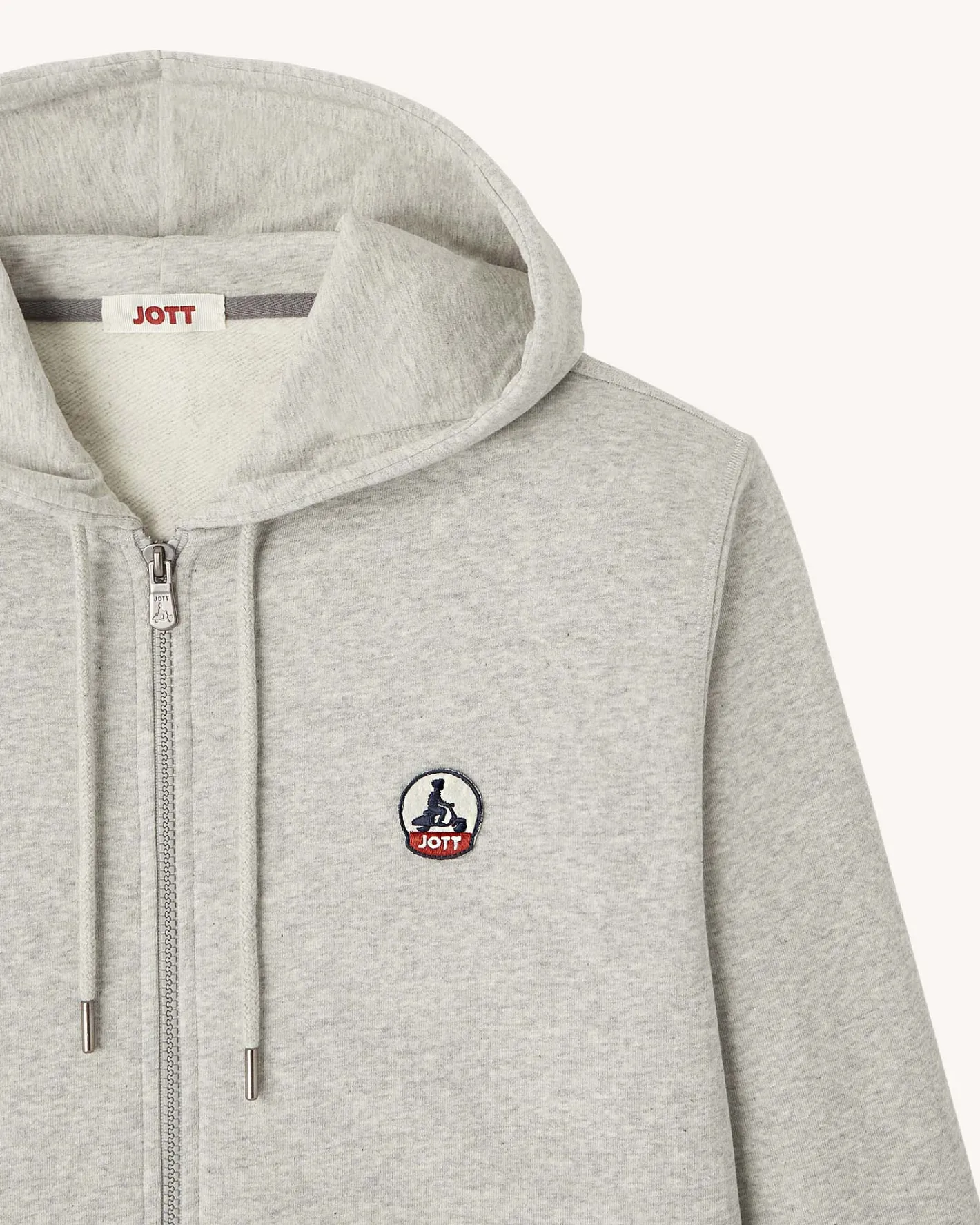 Kleding-JOTT Sweat A Capuche Homme Gris Chine Mexico 514 Gris Chine