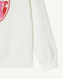 Kleding-JOTT Sweat A Imprime Femme En Coton Biologique Blanc Parati 901 Blanc