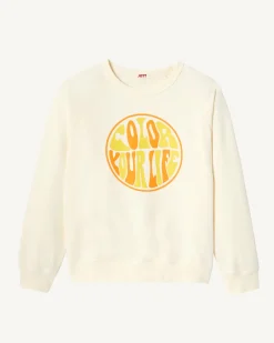 Kleding-JOTT Sweat A Imprime Femme En Coton Biologique Ecru Parati 895 Off-White