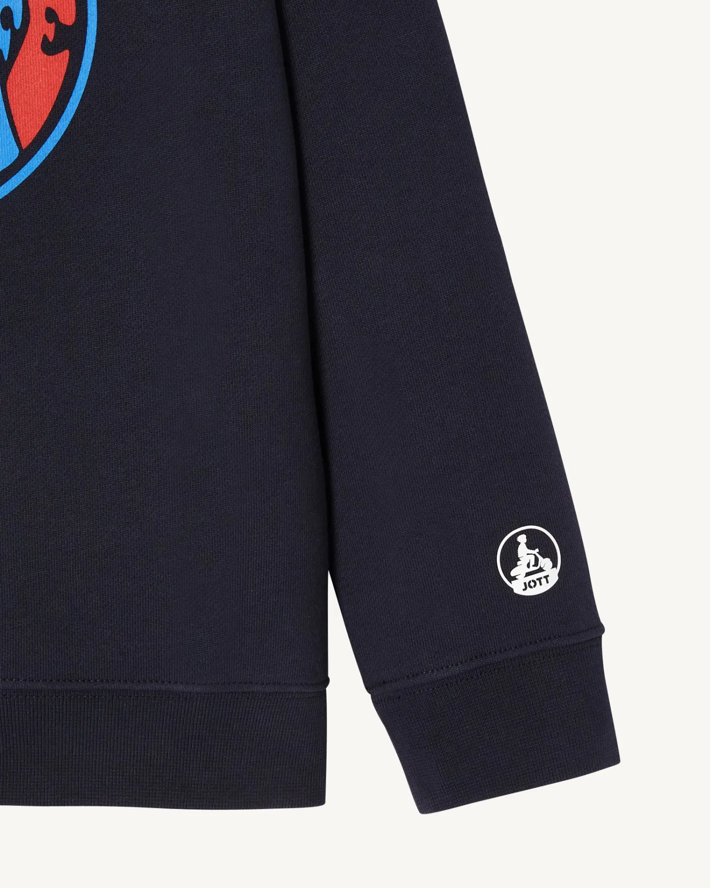 Kleding-JOTT Sweat En Coton Biologique Marine Enfant Catalan 104 Navy