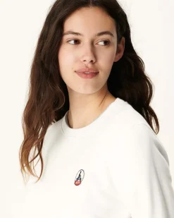 Kleding-JOTT Sweat En Coton Biologique Blanc Elvas 901 Blanc