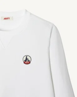 Kleding-JOTT Sweat En Coton Biologique Blanc Elvas 901 Blanc