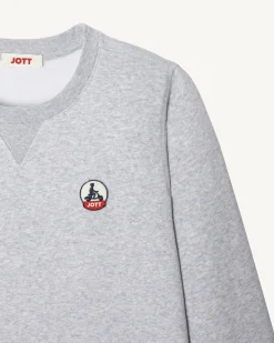 Kleding-JOTT Sweat En Coton Biologique Gris Chine Elvas 514 Gris Chine