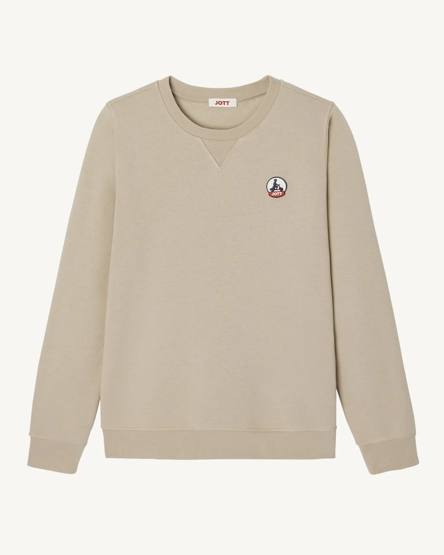 Kleding-JOTT Sweat En Coton Biologique Beige Elvas 804 Beige
