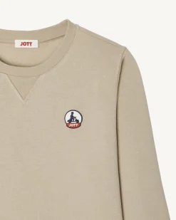 Kleding-JOTT Sweat En Coton Biologique Beige Elvas 804 Beige