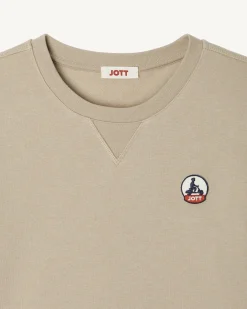 Kleding-JOTT Sweat En Coton Biologique Beige Elvas 804 Beige
