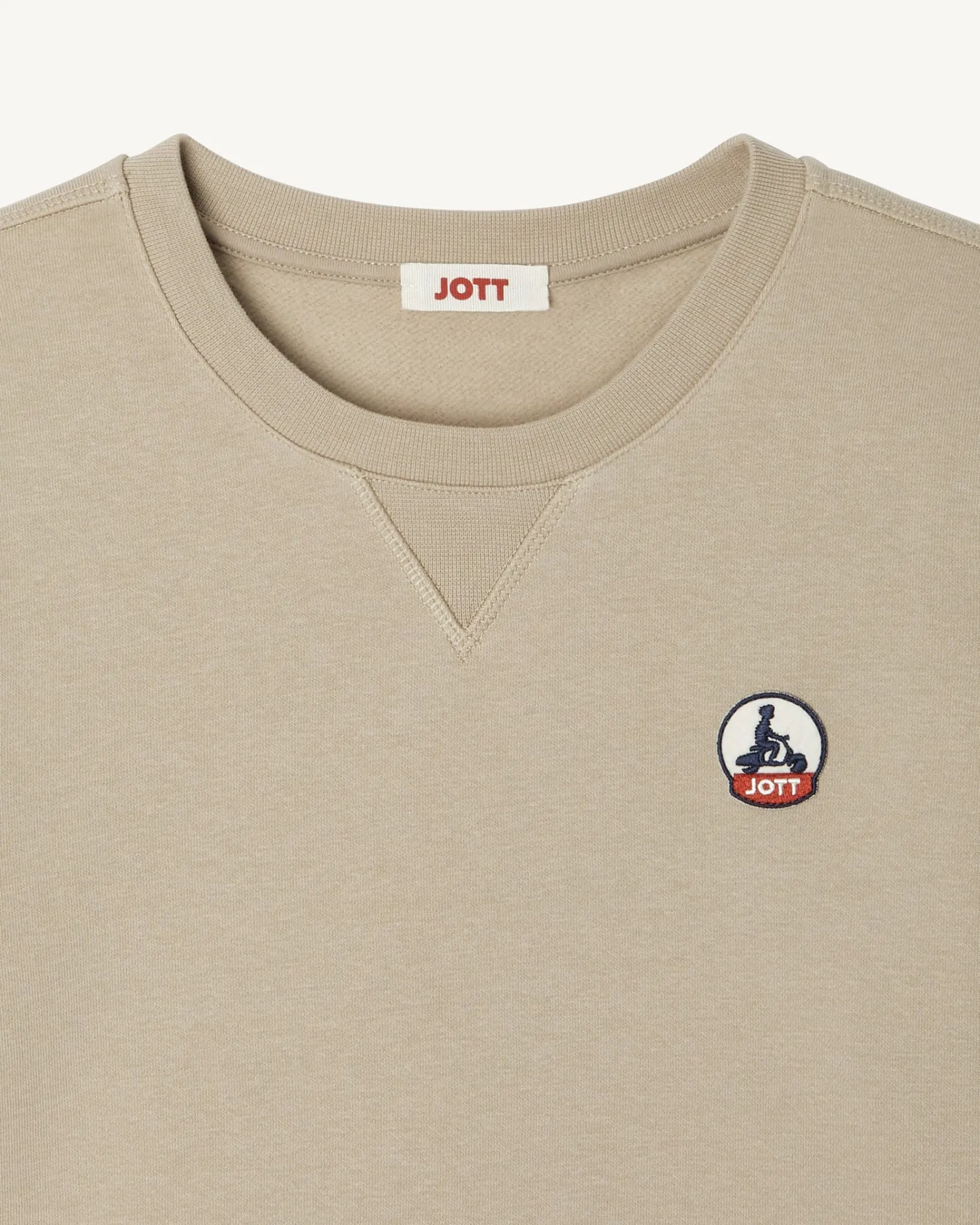 Kleding-JOTT Sweat En Coton Biologique Beige Elvas 804 Beige