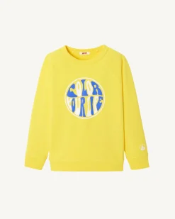 Kleding-JOTT Sweat En Coton Biologique Citron Enfant Catalan 631 Lemon