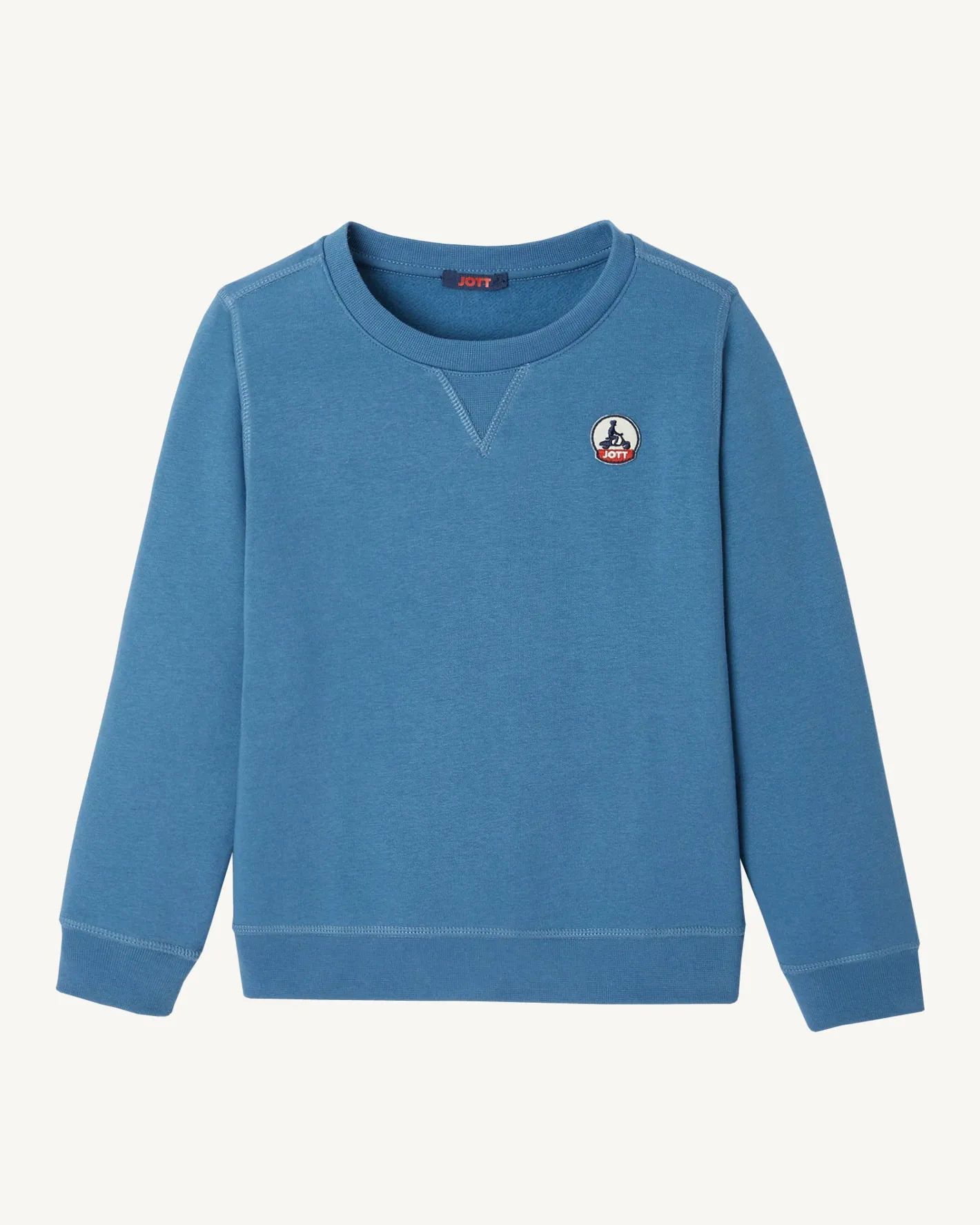 Kleding-JOTT Sweat Enfant En Coton Biologique Bleu Jeans Barcelos 140 Blue Jeans